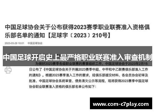 中国足球开启史上最严格职业联赛准入审查机制